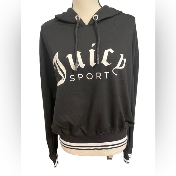EUC Juicy Couture Logo Hoodie Size L - Picture 2 of 9